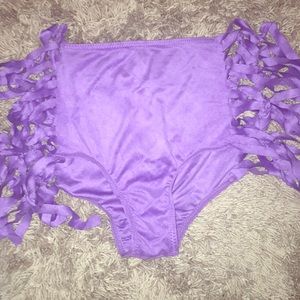 High waisted rave booty shorts